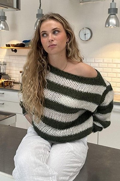 Belle Striped Knit Sweater